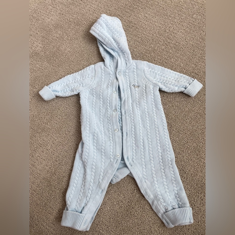 Little Me sweater onsie